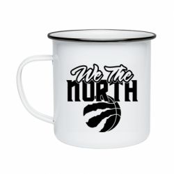 Кружка эмалированная We the north and the ball - PrintSalon