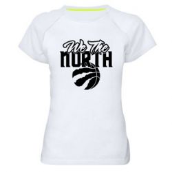 Женская футболка для спорта We the north and the ball - PrintSalon