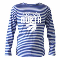 Тельняшка с длинным рукавом We the north and the ball - PrintSalon