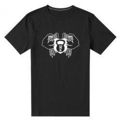 Мужская футболка премиум Weight with wings - PrintSalon