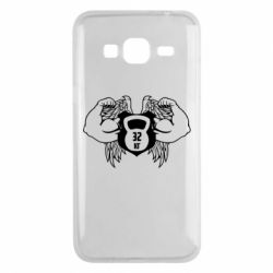 Чехол для Samsung J3 2016 Weight with wings - PrintSalon