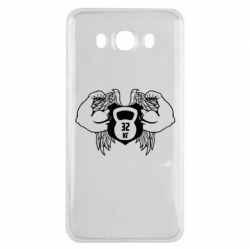 Чехол для Samsung J7 2016 Weight with wings - PrintSalon