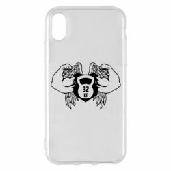 Чехол для iPhone X/Xs Weight with wings - PrintSalon