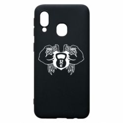 Чехол для Samsung A40 Weight with wings - PrintSalon