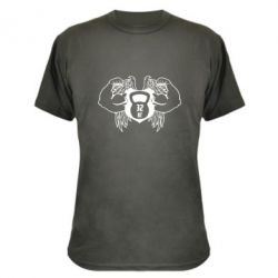 Камуфляжная футболка Weight with wings - PrintSalon
