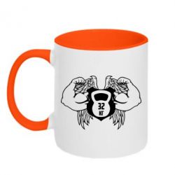 Чашка двухцветная 320ml Weight with wings - PrintSalon