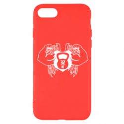 Чехол для iPhone SE 2022 Weight with wings - PrintSalon