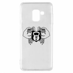 Чехол для Samsung A8 2018 Weight with wings - PrintSalon