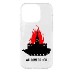 Чехол для iPhone 14 Pro Welcome to Hell - PrintSalon
