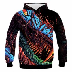 Мужское 3D худи Werewolf monster-PrintSalon Мужское 3D худи Werewolf monster