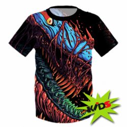 Дитяча 3D футболка Werewolf monster - PrintSalon