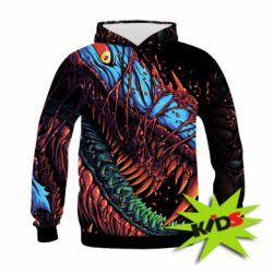 Дитяче 3D худі Werewolf monster - PrintSalon