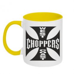 Чашка двухцветная 320ml West Coast Choppers - PrintSalon