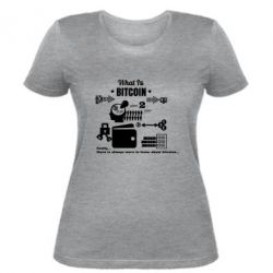 Женская футболка What bitcoin 1s - PrintSalon