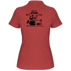Женское поло What bitcoin 1s - PrintSalon