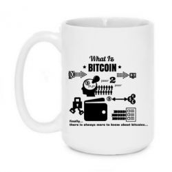 Чашка 420ml What bitcoin 1s - PrintSalon
