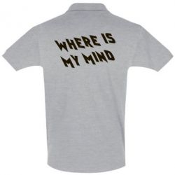 Мужское поло Where is my mind - PrintSalon