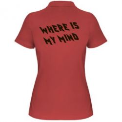 Женское поло Where is my mind - PrintSalon