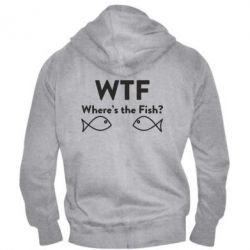 Чоловіче худі на блискавці Where is The Fish