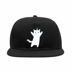 Снепбек White cheerful cat - PrintSalon