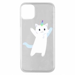 Чохол для iPhone 11 Pro White cheerful cat
