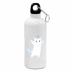 Фляга White cheerful cat
