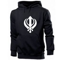 Мужское худи White Khanda - PrintSalon