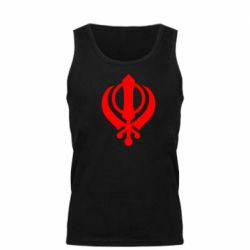 Мужская майка White Khanda - PrintSalon