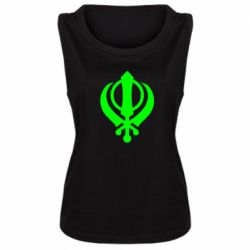 Женская майка White Khanda - PrintSalon