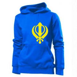 Женское худи White Khanda - PrintSalon