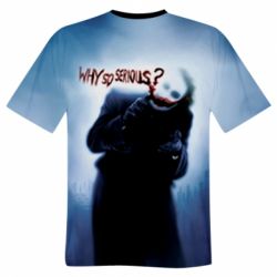 Мужская футболка 3D Why so serious - PrintSalon
