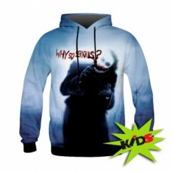 Дитяче 3D худі Why so serious