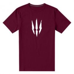 Мужская футболка премиум Wiedzmin logo - PrintSalon