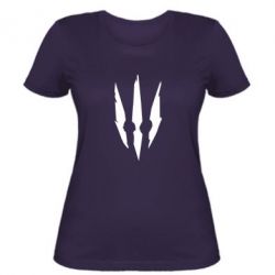 Женская футболка Wiedzmin logo - PrintSalon