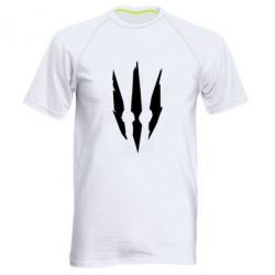Мужская футболка для спорта Wiedzmin logo - PrintSalon
