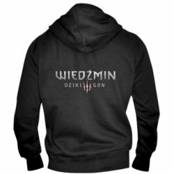 Мужское худи на молнии Wiedzmin
