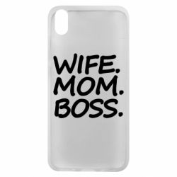 Чехол для Xiaomi Redmi 7A Wife mom boss - PrintSalon
