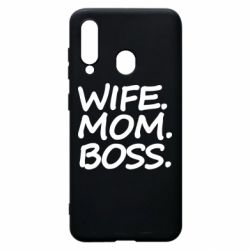 Чехол для Samsung A60 Wife mom boss - PrintSalon