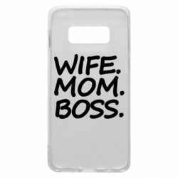 Чехол для Samsung S10e Wife mom boss - PrintSalon