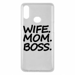 Чехол для Samsung A10s Wife mom boss - PrintSalon