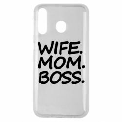 Чехол для Samsung M30 Wife mom boss - PrintSalon