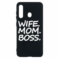 Чехол для Samsung M40 Wife mom boss - PrintSalon