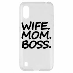 Чехол для Samsung A01/M01 Wife mom boss - PrintSalon