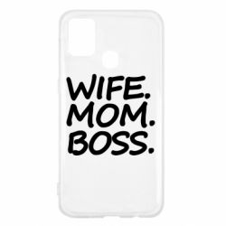Чехол для Samsung M31 Wife mom boss - PrintSalon