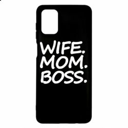 Чехол для Samsung M51 Wife mom boss - PrintSalon