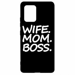 Чехол для Samsung S10 Lite Wife mom boss - PrintSalon
