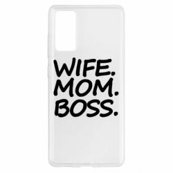 Чехол для Samsung S20 FE Wife mom boss - PrintSalon