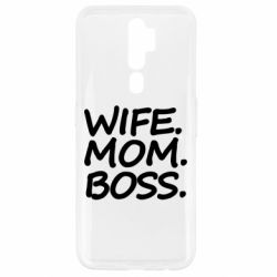 Чехол для Oppo A5/A9 2020 Wife mom boss - PrintSalon