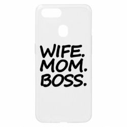 Чехол для Oppo A5s/A12 Wife mom boss - PrintSalon