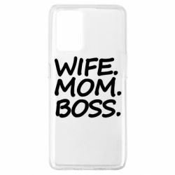 Чехол для Oppo A74 4G Wife mom boss - PrintSalon